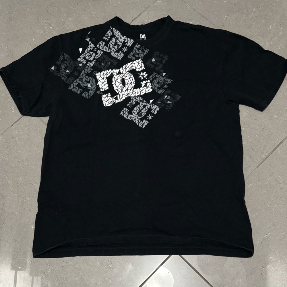 Y2K Black DC Graphic Tee